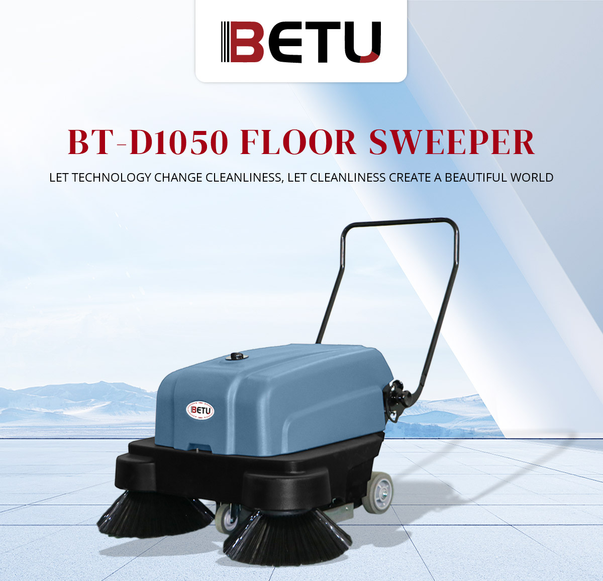 walk Behind Floor Sweeper