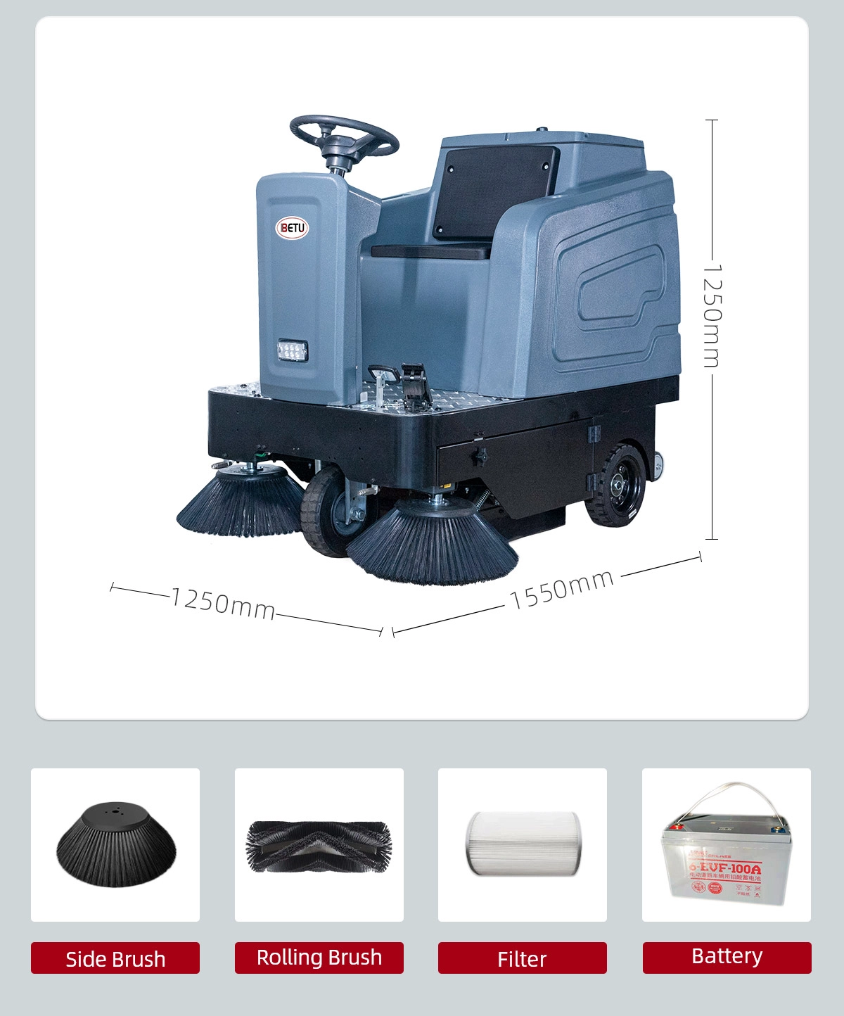 Road Sweeper Cleaning Machine