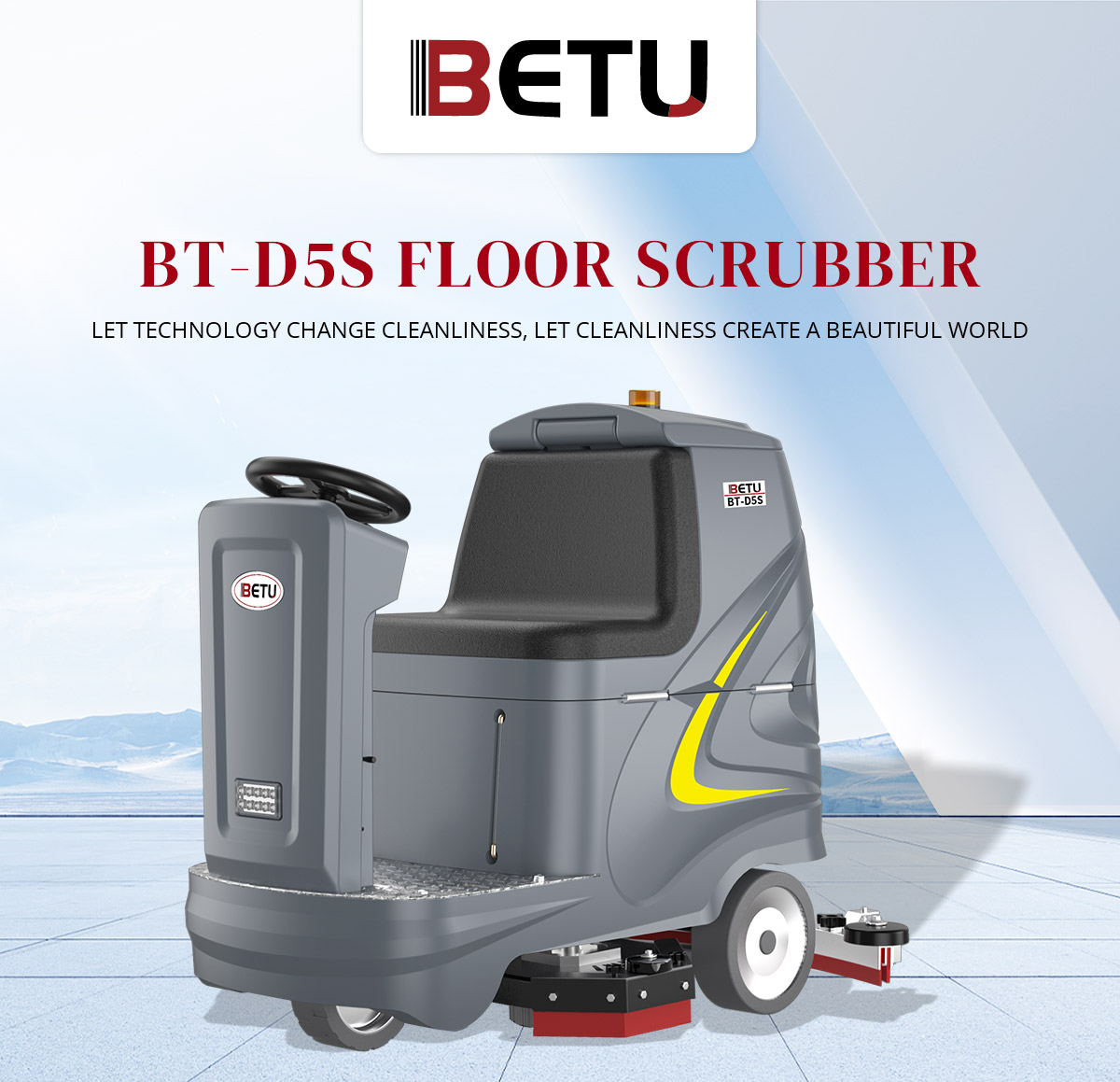 BT-D5S Driving Floor Scrubber 