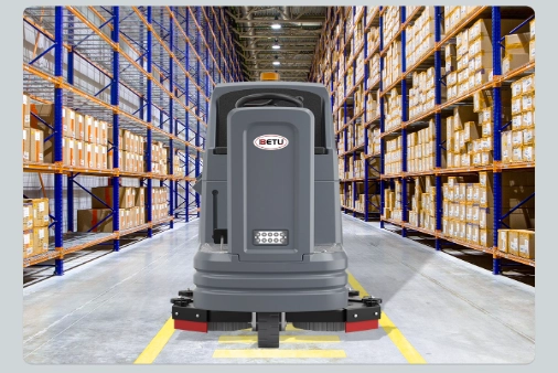 How to Use a BETU Floor Scrubber Machine