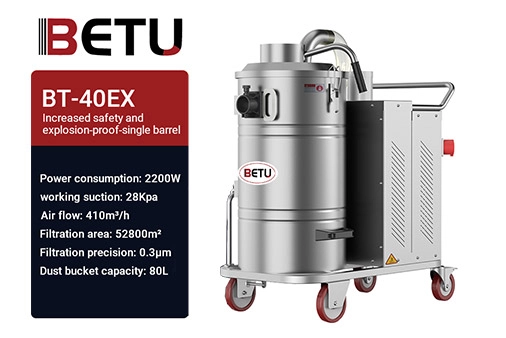 BETU BT–40EX Explosion-proof Commercial Industrial Vacuum Cleaners